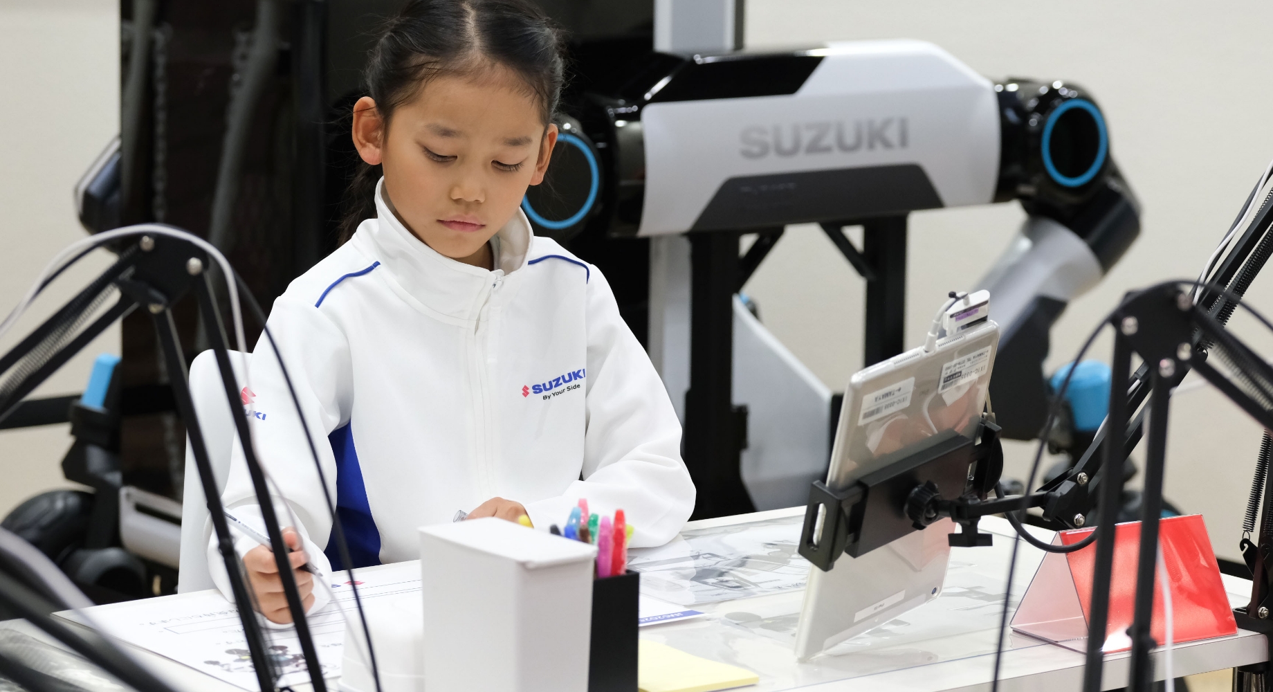 職業体験の様子