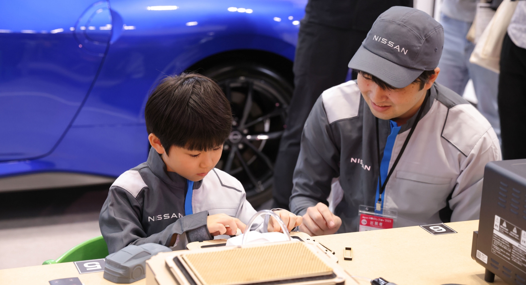 職業体験の様子