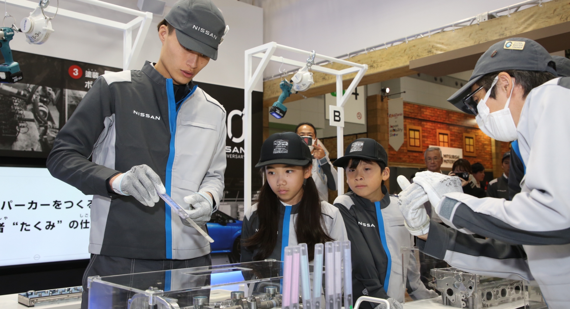 Kids enjoying work experiences